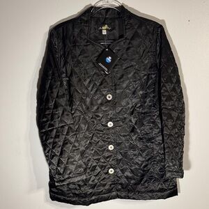 Black Quilted Jacket and pants set